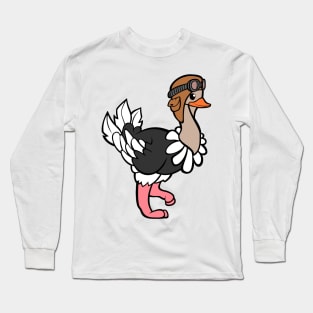 Racing ostrich Long Sleeve T-Shirt